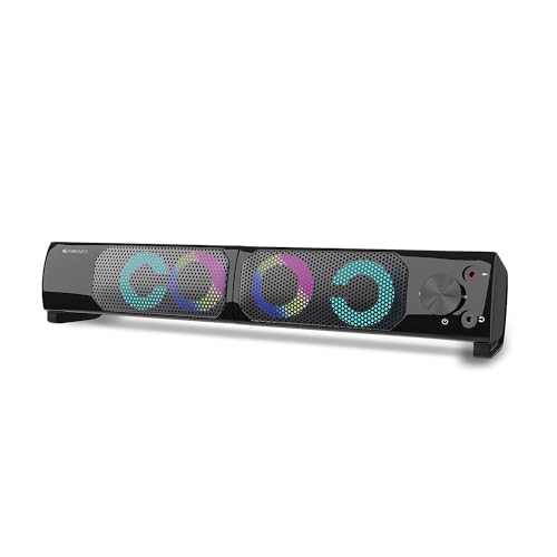 Zebronics Zeb Wonderbar 10 Usb Powered 2.0 Computer Speaker With Rgb Lights