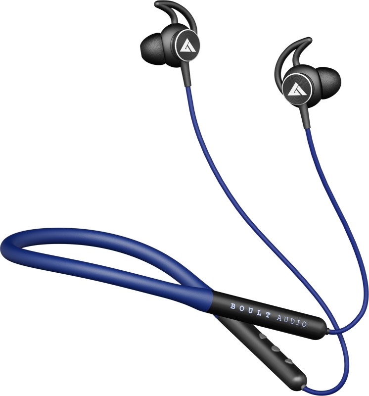 Boult Escape With Zen Tech Enc Mic, Boomx Tech For Rich Bass, Ipx5 Water Resistant Bluetooth(Blue, In The Ear)