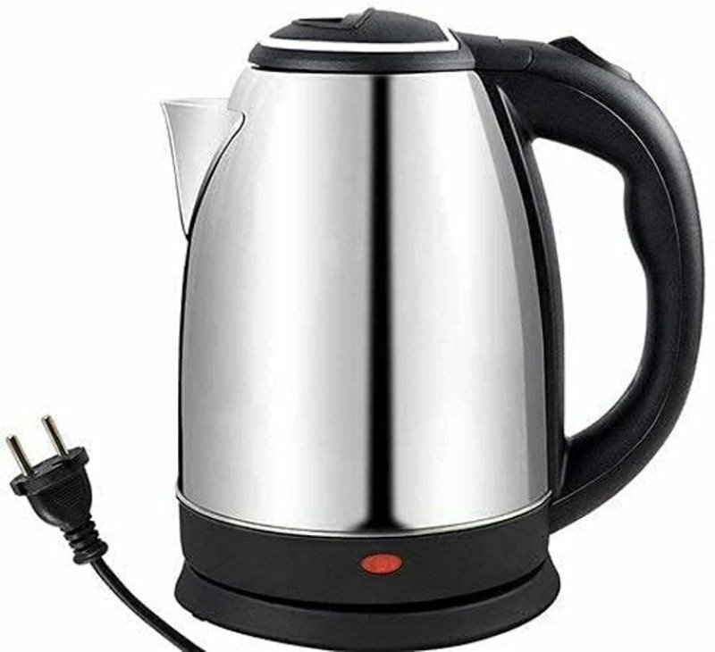 Infinity Creation 20001-Hot Water Pot Portable Boiler Tea Coffee Warmer Heater Cordless Electric Kettle(2 L, Silver, Black)