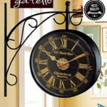 Gateffo Analog 30 Cm X 32 Cm Wall Clock(Black, With Glass, Standard)