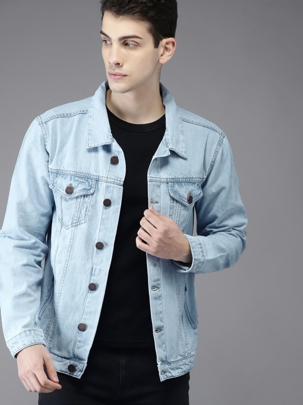 Here&Now Full Sleeve Solid Men Jacket