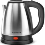 Longway Kestro 1.5 Ltr Electric Kettle With Stainless Steel Body For Boiling, Making Tea, Coffee, Soup, Etc (Silver, 1500 Watt)