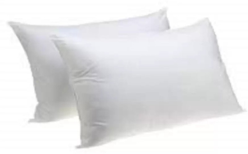 Sleepwell Pillow Set || Comfort And Support Pillow Microfibre Solid Sleeping Pillow Pack Of 2(White)