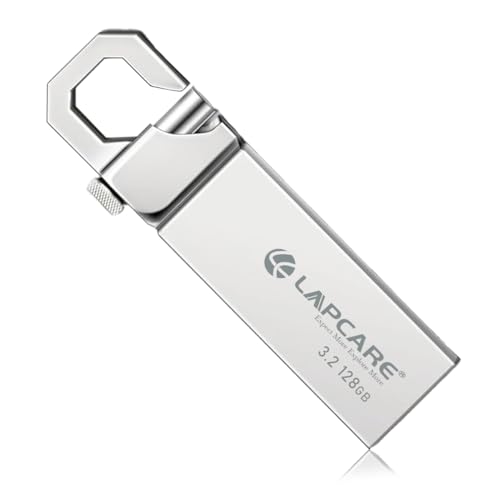 Lapcare Flais 128Gb Metal Usb 3.2 Flash Drive – Up To 400Mbps, Light And Portable, Ideal For Data Transfer & Storage – 5 Year Manufacturer Warranty