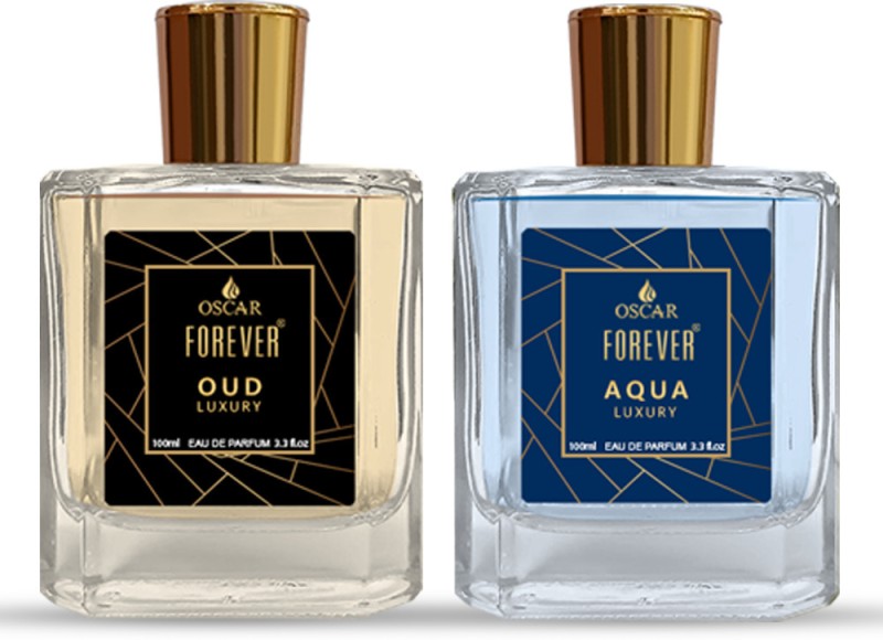 Oscar Forever Luxury Combo Of Aqua & Oud Long Lasting Fragrance (100Ml Each) Eau De Parfum  –  200 Ml(For Men & Women)