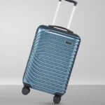 Nasher Miles Jaisalmer Hard-Sided Polycarbonate Cabin Titanium Blue 20 Inch |55Cm Trolley Bag Cabin Suitcase 8 Wheels – 20 Inch