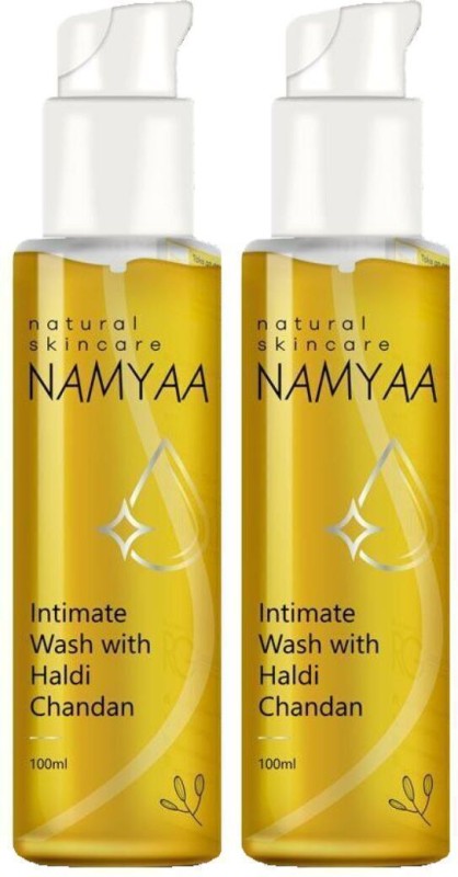 Namyaa Haldi Chandan Intimate Hygiene Wash Packof2|Goodness Of Haldi|Antibacterial Wash Intimate Wash(200 Ml, Pack Of 2)