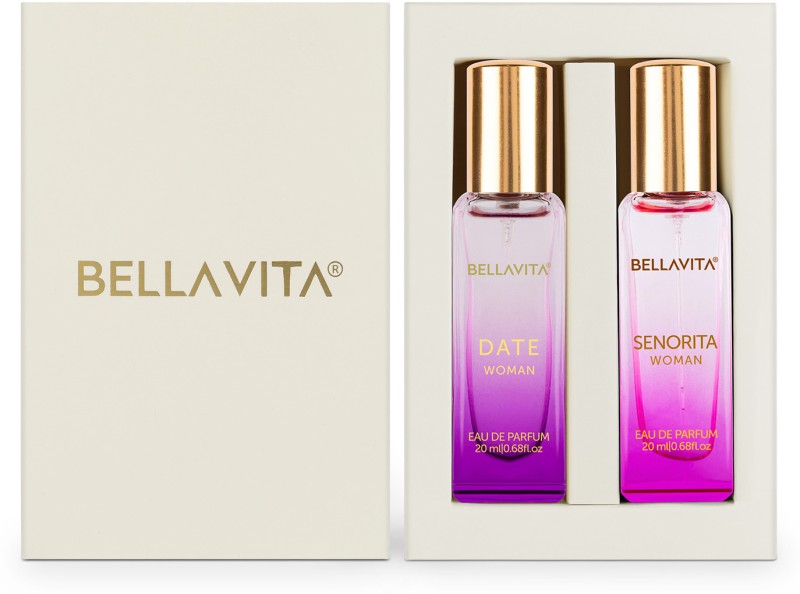 Bellavita Date Perfume & Senorita Perfume Combo|2X20Ml|With Fruity & Woody Notes| Eau De Parfum  –  40 Ml(For Women)