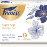 Femiss Sanitary Pads For Women And Girls|Leakage-Proof Trifold Pads(Xl-Size, 6 Pcs) Sanitary Pad