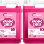 Erosket Washing Machine Liquid Detergent Top Load And Front Load -Pink (10 Ltr) Multi-Fragrance Liquid Detergent(2 X 5000 Ml)