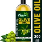 Cesaro Organics Extra Virgin Olive Oil (Cold Pressed) For Skin, Hair, Face & Body Massage Oil(200 Ml)