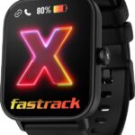 Fastrack Revoltt X,46.4Mm Hd Display,Bt Calling,Advanced Chipset,Calculator,Inbuilt Games Smartwatch(Black Strap, Free Size)