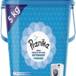 Pranika Double Power Detergent Powder – 5 Kg | Top Load & Front Load, Better Wash Detergent Powder 5 Kg(Active Fresh)