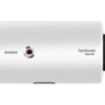 Hindware Atlantic Evano 50L Horizontal Storage Heater (Geyser) White With Glass Line Tank, Wall Mounting