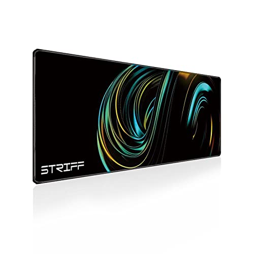 Striff Extended Size (800 Mm X 300 Mm X 2 Mm) Gaming Mouse Pad| Stitched Edges| Non-Slip Rubber Base|Computer Laptop|Keyboard Mouse Pad For Office & Home (Universe)