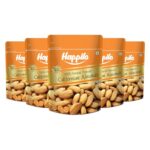 Happilo Natural Popular Californian Almonds 200G (Pack Of 5), Rich In Nutrients, Versatile Snack, High In Protein And Fiber
