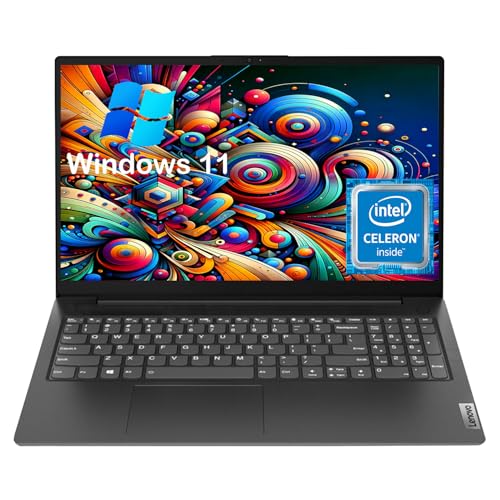 Lenovo V15 G2 15.6″ Fhd Anti-Glare Business Laptop, Intel Celeron N4500, 8Gb Ram, 256Gb Pcie Ssd, Intel Uhd Graphics, Hd Camera, Hd Audio, Wi-Fi, Bluetooth, Windows 11, Black