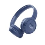 Jbl Tune 510Bt, On Ear Wireless Headphones With Mic, Up To 40 Hours Playtime, Pure Bass, Quick Charging, Dual Pairing, Bluetooth 5.0 & Voice Assistant Support For Mobile Phones (Blue)