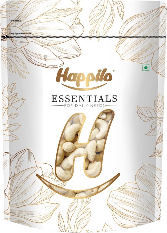 Happilo Essentials Popular Whole W400 , Healthy Snack Cashews(1 Kg)