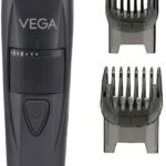 Vega Power-Lite Beard Trimmer For Men, Vhth-38 Trimmer 90 Min Runtime 40 Length Settings(Black)