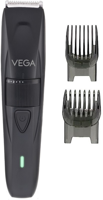 Vega Power-Lite Beard Trimmer For Men, Vhth-38 Trimmer 90 Min Runtime 40 Length Settings(Black)