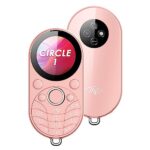 Itel Circle 1 | Unique Design With Round Screen Mobile Phone | 500Mah Battery | 1.32″ Display Bt Call | Rose Gold