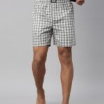 Levi’S Side Pockets, Tag Free Comfort & Smartskin Technology Style# 024 Woven Cotton Checkered Men Boxer