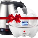 Kent 16089 Egg Boiler And Vouge Electric Kettle(1.5 L, Silver, White)