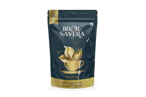 Bhorsavera 250 Gm Rich Aroma And Refreshing Taste Bhor Savera Ctc Pure Black Tea Leaves (Pack Of 1)