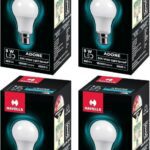 Havells 9 W Round B22 Led Bulb(White, Pack Of 4)