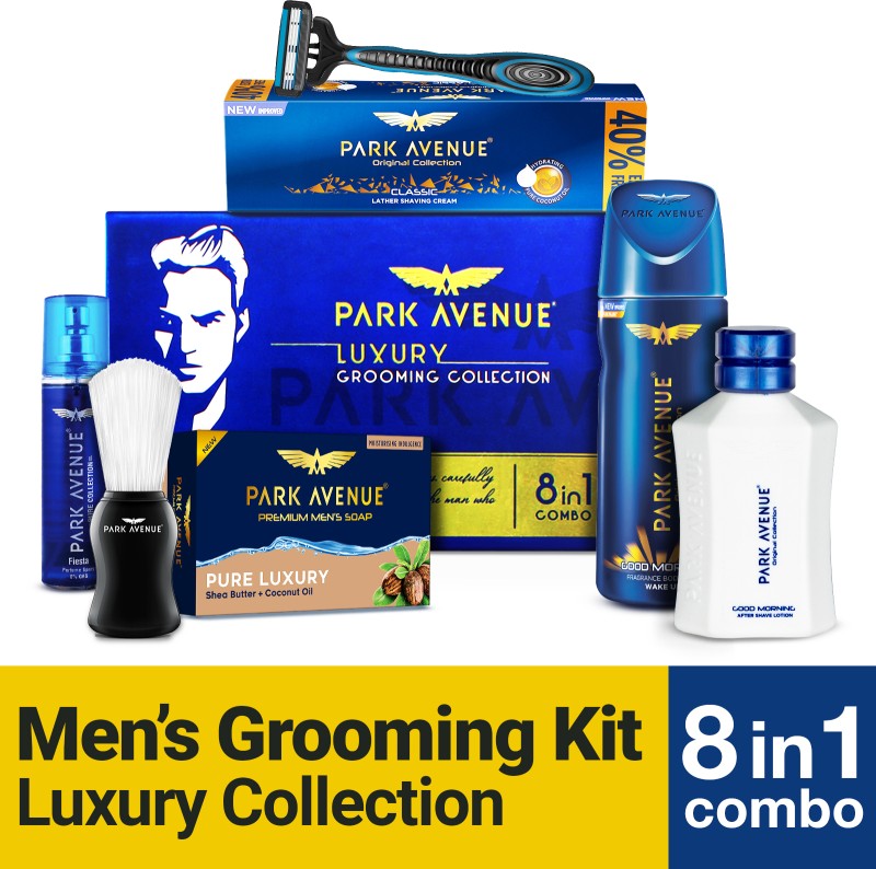 Park Avenue Luxury Grooming Kit For Men(8 Items In The Set)