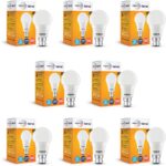 Wipro 10 W Standard B22 Led Bulb(White, Pack Of 8)