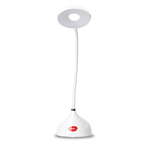 Pigeon Halo Rechargeable Led Reading Lamps With Flicker-Free Usb Charging 3 Stage Dimming, 10 Watt, 14714 (White, Medium)