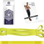 Boldfit Heavy For Exercise & Stretching Tube For Men & Women Resistance Band(Yellow, Pack Of 1)