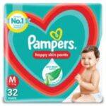 Pampers Happy Skin Pants Value Pack – M(96 Pieces)