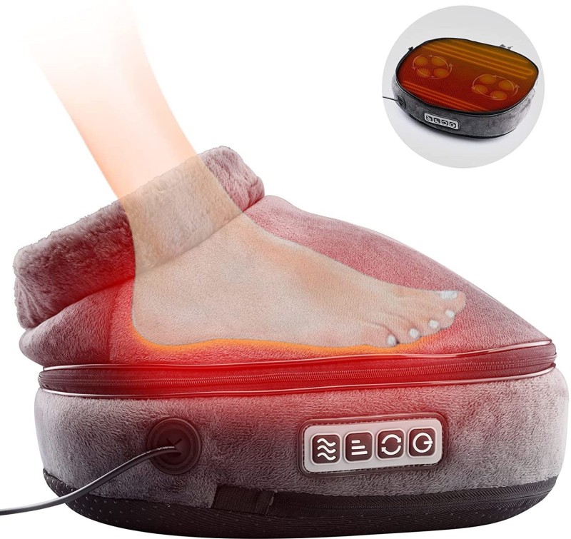 Beatxp Archeal Heat Massage Machine For Foot Pain Relief For Palm, Sole And Foot Kneading Massager(Grey)