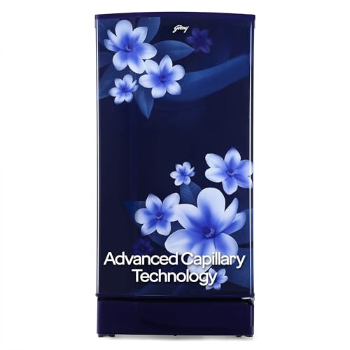 Godrej 180 L 2 Star Advanced Capillary Technology, With Jumbo Vegetable Tray Direct Cool Single Door Refrigerator(2023 Model, Rd Edge 205B Wrf Pp Bl, Pep Blue)