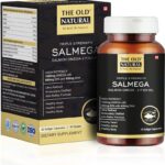 The Old Natural Salmega Triple Strength Salmon Omega-3 Fish Oil Tablets 1800Mg