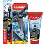 Colgate Kids 6+Yrs Batman Toothpaste 80G & Kids Batman Toothbrush 1Pc With Book Labels Toothpaste(80 G, Pack Of 2)