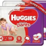 Huggies Dry Pants_M 50_Combo – M(100 Pieces)