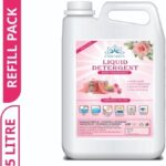 Ethenizen Liquid Detergent All Type Of Washing Machine Lily Liquid Detergent (5000 Ml) Lavender Liquid Detergent(5000 Ml)