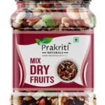 Prakriti Naturals Healthy Nutmix 1Kg Almonds, Cashews, Raisins, Cranberries, Walnuts, Apricots, Kiwi(1000 G)