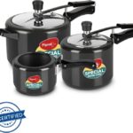 Pigeon Special And 2 L, 3 L, 5 L Inner Lid Induction Bottom Pressure Cooker(Hard Anodized)