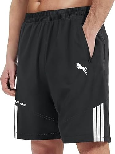Just Rider Shorts For Men (In, Alpha, M, Regular, Black&White)