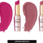 Lakmé Primer + Matte Lipstick Pack Of 2(Plum Pick And Mauve Matter, 7.2 G)