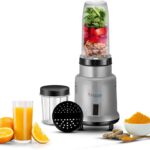 Skystar Powermixx Pro 750 W Juicer Mixer Grinder(Bullet Nutri 750 Watt | 2 Jars | Grey & Black)