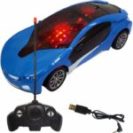 Aganta Remote Control Car Electronic 3D Lights With Chargeable Battery And Charger(Multicolor)