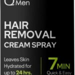 Qraa Men Hair Removal Cream Spray| Painless Body Hair Removal Powder Spray For Men’S Spray(200 Ml)