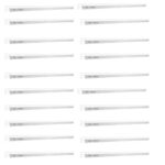 Philips Slimline Advance 25-Watt 2500-Lumen Metal Batten Tubelight (Pack Of 20) (Natural White) (Study Room Specialist)