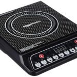 Amazon Basics Induction Cooktop With 1400-Watt Power | Toughened Plate | Led Display | Auto Shut Off (Black)